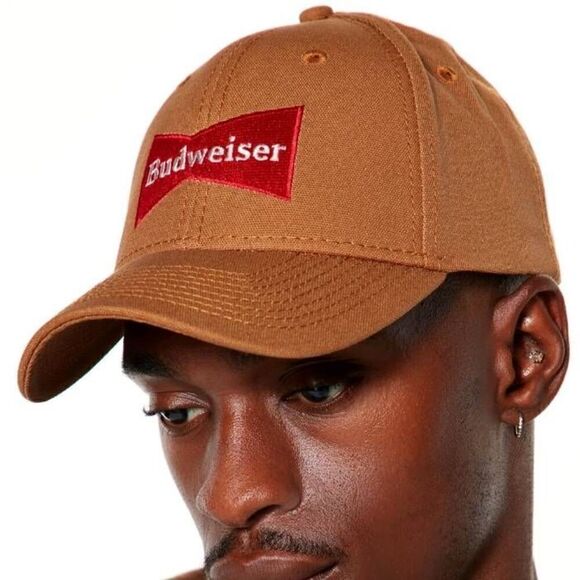 Budweiser Dad Adjustable Snapback Hat Cap - Picture 2 of 4